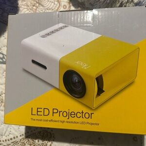 Yellow and White LED Projector